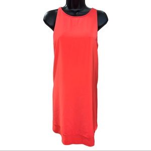 Lila Rose Bright Red Shift Dress Sz 4